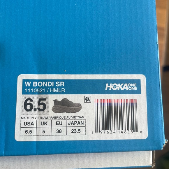 Hoka Bondi SR Shoes - Grey - Picture 2 of 5